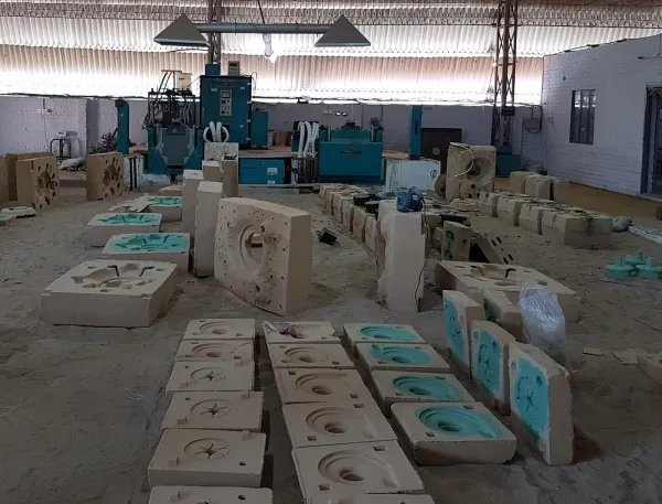 Foundry Bay 1 Moulding Floor and Induction Furnaces